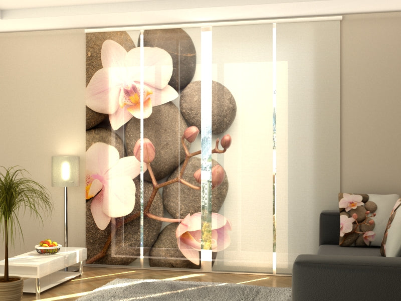 Set of 4 Panel Vienna Orchid