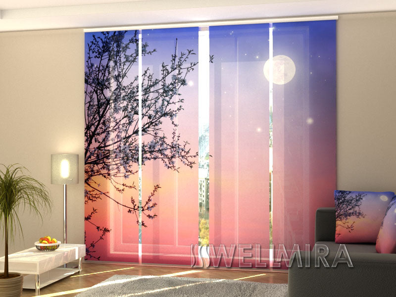 Set of 4 Panel Curtains Early morning - Wellmira