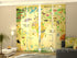 Set of 4 Panel Curtains Kids Map - Wellmira