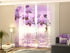 Set of 4 Panel Curtains Lilac Beauty - Wellmira