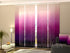 Set of 4 Panel Curtains Purple Watercolor Ombre - Wellmira