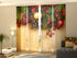 Set of 4 Panel Curtains Retro Christmas - Wellmira