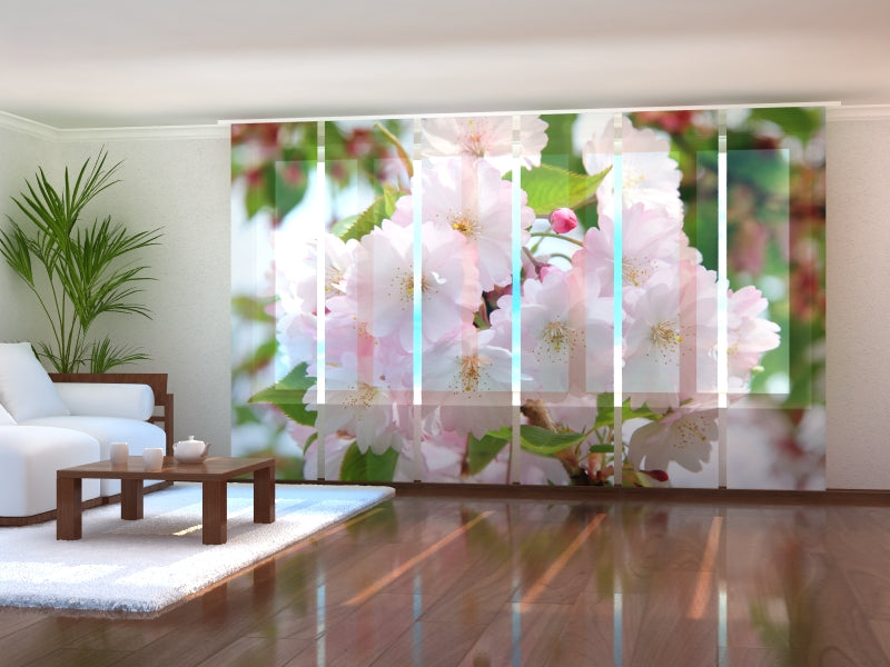 Juego de 6 Paneles de Cortinas Aroma de Primavera