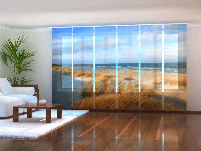Set of 6 Panel Curtains Baltic Dunes