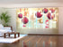 Set of 6 Panel Curtains Christmas Glow