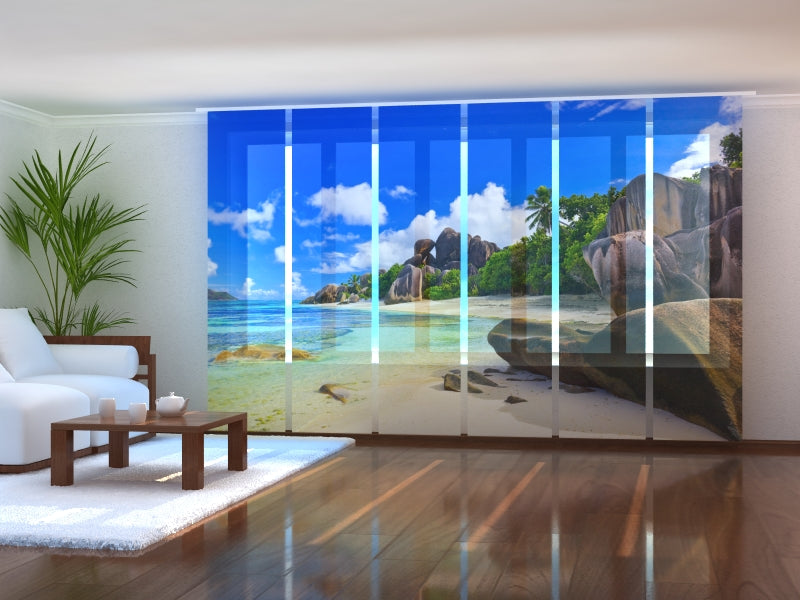 Set of 6 Panel Curtains Compact World