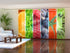 Set of 6 Panel Curtains Freshness