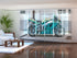 Set of 6 Panel Curtains Motorbike Yamaha