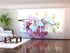 Set of 6 Panel Curtains Orchids and Rain 2