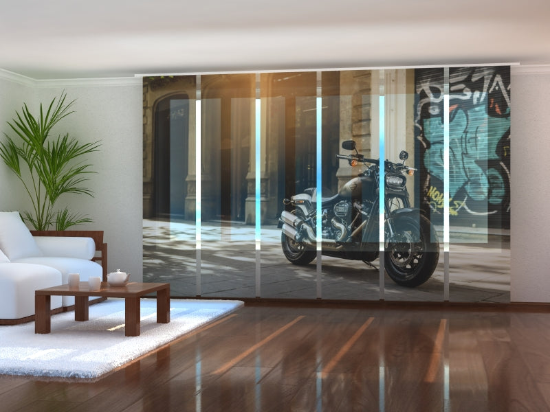 Set of 6 Panel Curtains Superbike Harley-Davidson 114
