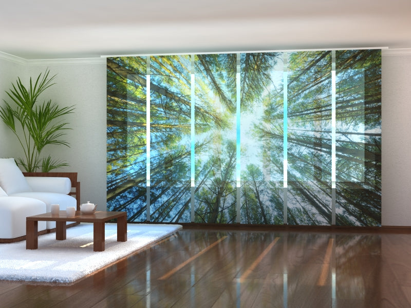 Juego de 6 paneles de cortinas Treetops