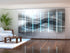 Sliding Panel Curtain Black and White Abstractions Waves
