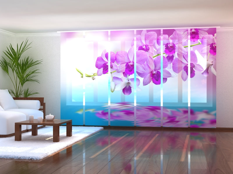 Set of 6 Panel Curtains Orchid Vivian