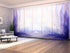 Sliding Panel Curtain Abstract Blue Flower