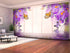 Set of 8 Panel Curtains Crocuses and Butterflies