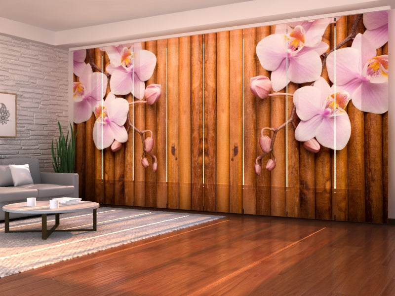 Lot de 8 Panneaux Rideaux Bambou Sec