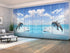 Ensemble de 8 panneaux de rideaux Happy Dolphins