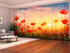 Set of 8 Panel Curtains Poppies Field at Sunset