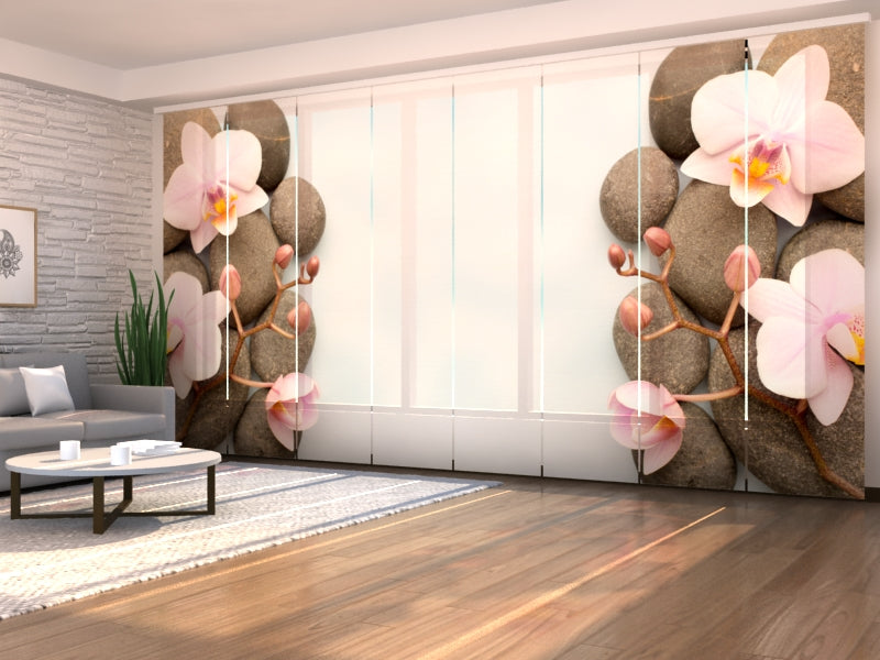 Set of 8 Panel Curtains Vienna Orchid