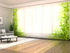 Sliding Panel Curtain Bamboo Green Leaves