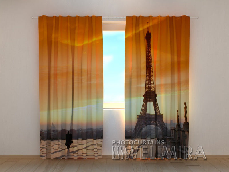 Photo Curtain Paris and Tower - Wellmira