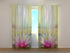 Photo Curtain Pink Lotus at a Morning Sun