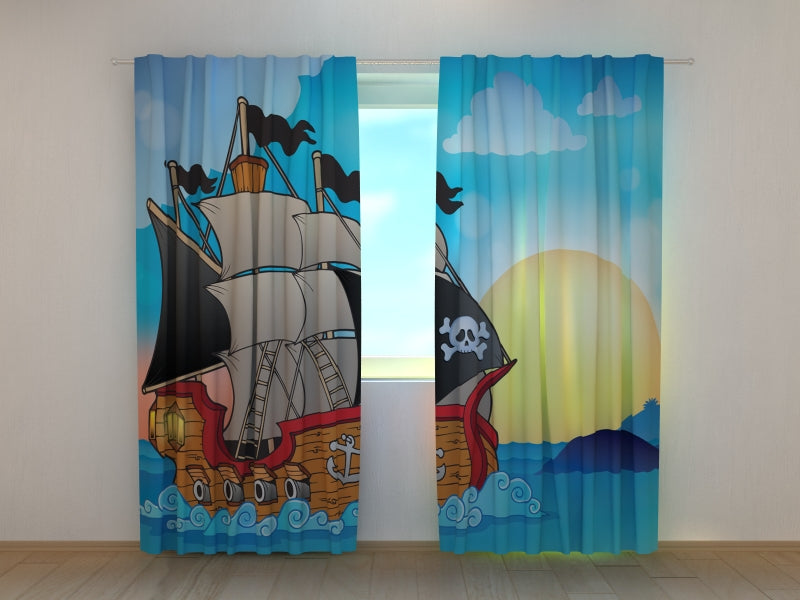 Photo Curtain Pirates_ Ship