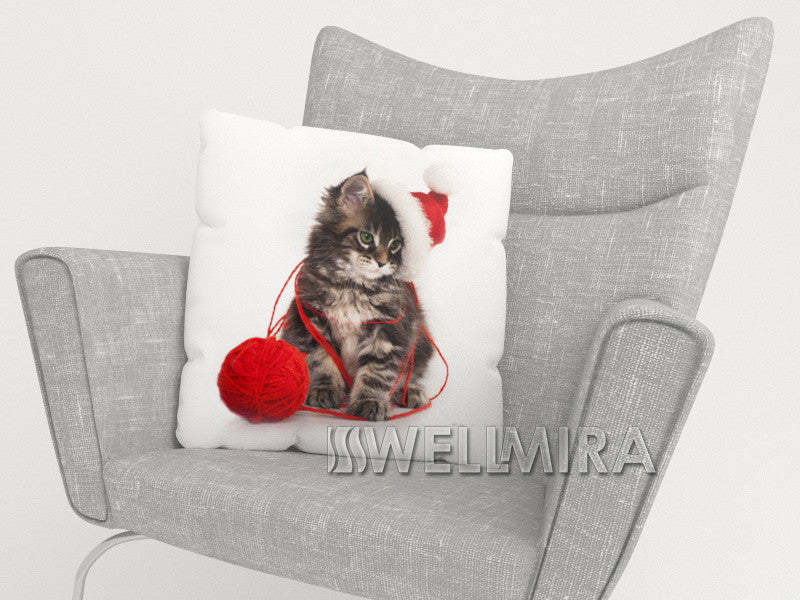 Pillowcase Christmas Cat - Wellmira