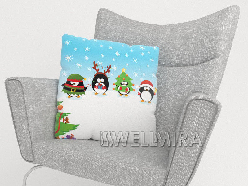 Pillowcase Christmas Pinguins  - Wellmira