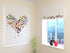 Roman Blind Butterfly Heart