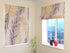 Roman Blind Elegant Art Feathers