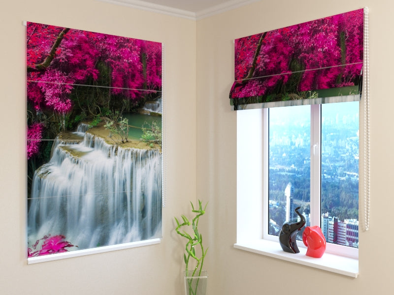 Roman Blind Flowers at the Waterfall
