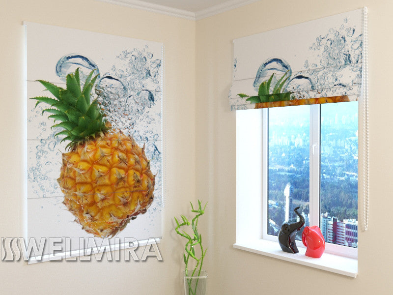 Roman Blind Fresh Pineapple - Wellmira