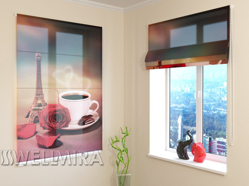 Roman Blind French Coffee