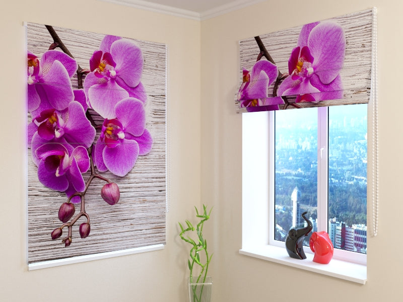 Orchidées aveugles romaines et arbre 2