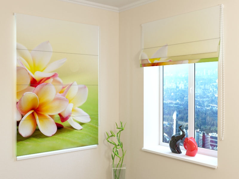 Roman Blind Spring Flowers