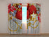 Photo Curtain Red Christmas Decorations