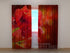 Photo Curtain Red Hibiscus - Wellmira