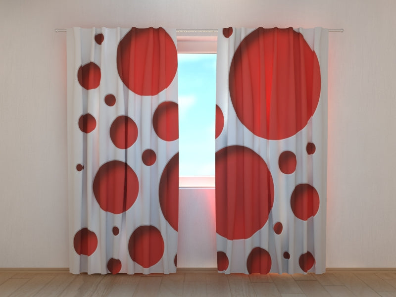 Photo Curtain Red Style - Wellmira