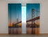 Photo Curtain San Francisco Skyline at Sunset