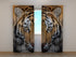 Photo Curtain Siberian Tiger