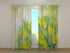 Photo Curtain Spring Bright Yellow Tulips