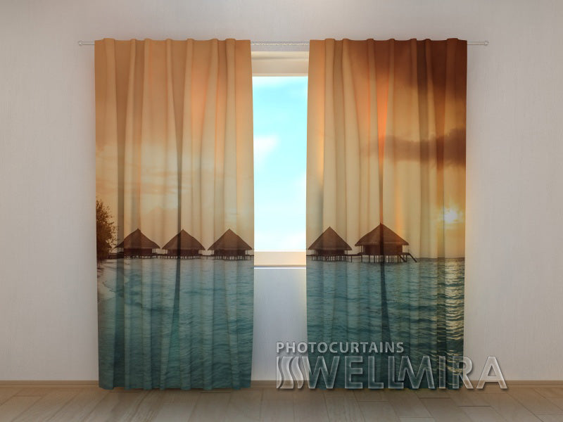 3D Curtain Sunset in Thailand - Wellmira