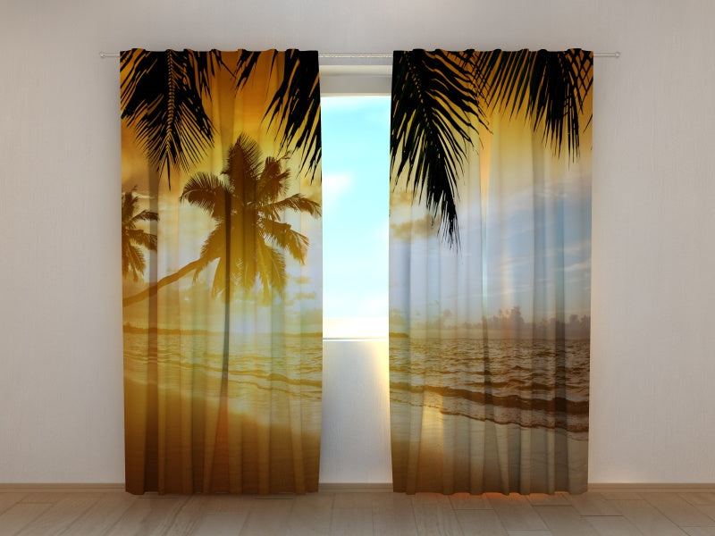 Photo Curtain Sunset on the Caribbean