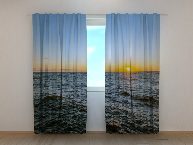 Photo Curtain Sunset in the Baltic Sea