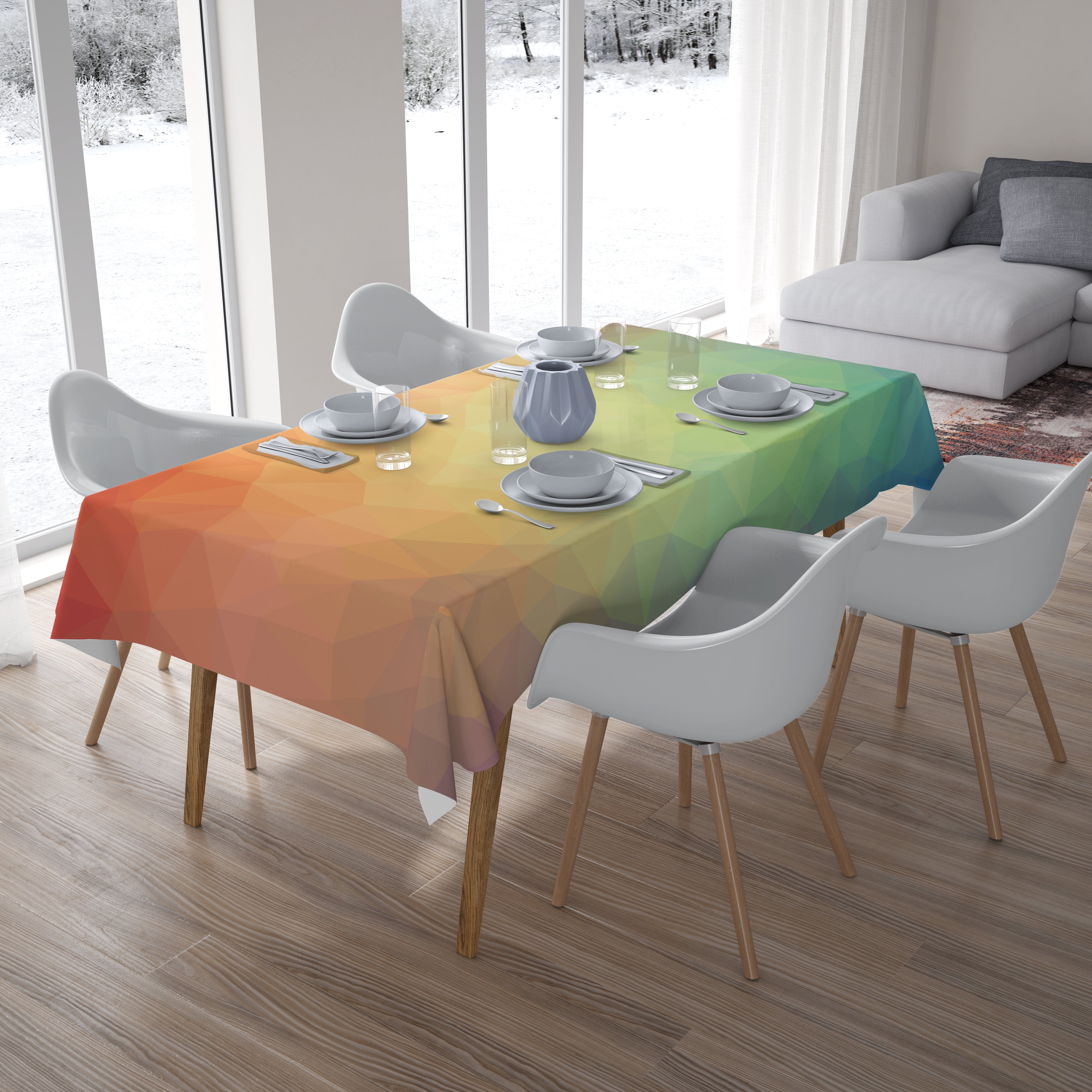 Tablecloth Rainbol Abstraction - Wellmira
