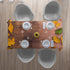 Nappe Feuilles d'Automne sur Planches