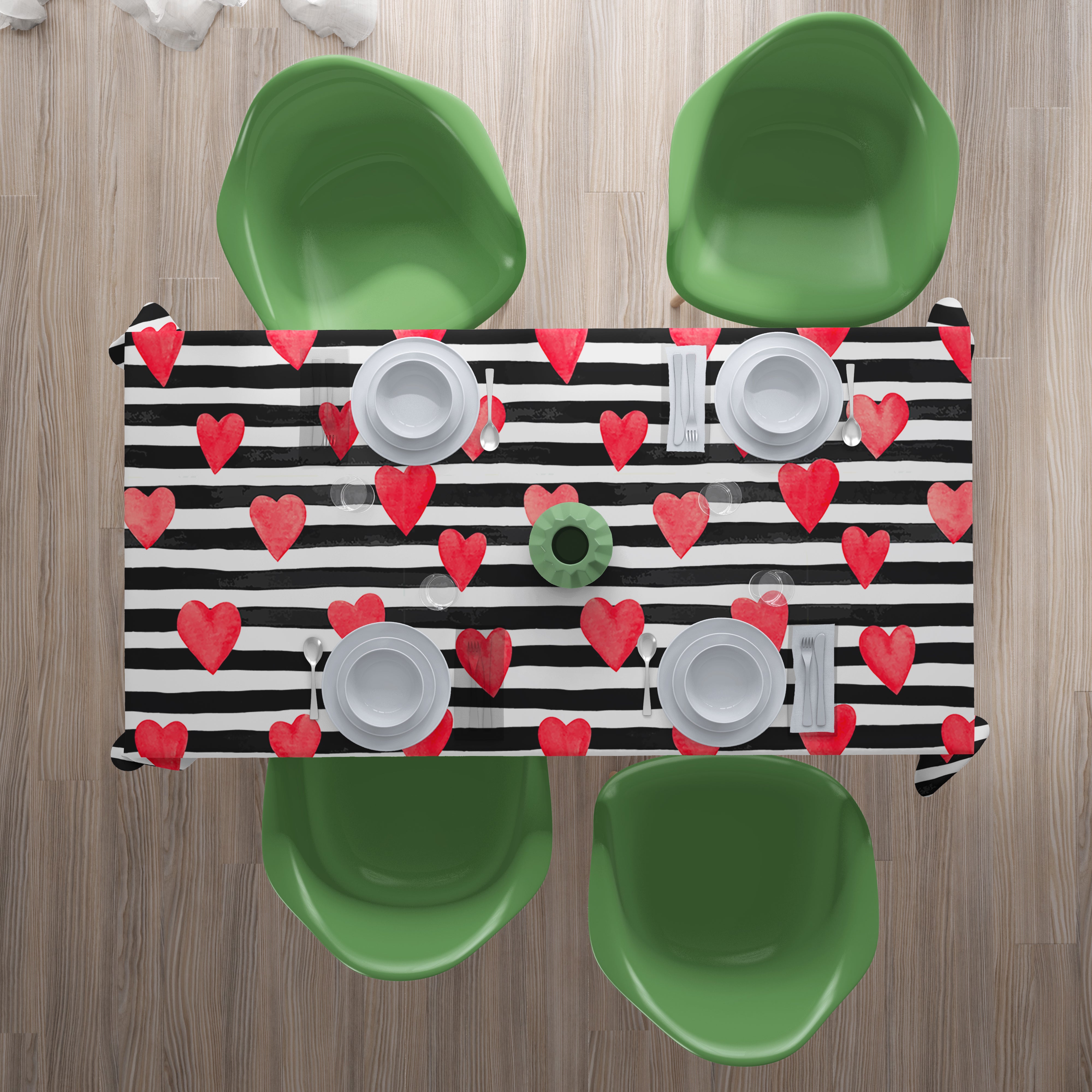 Nappe Aquarelle Coeurs