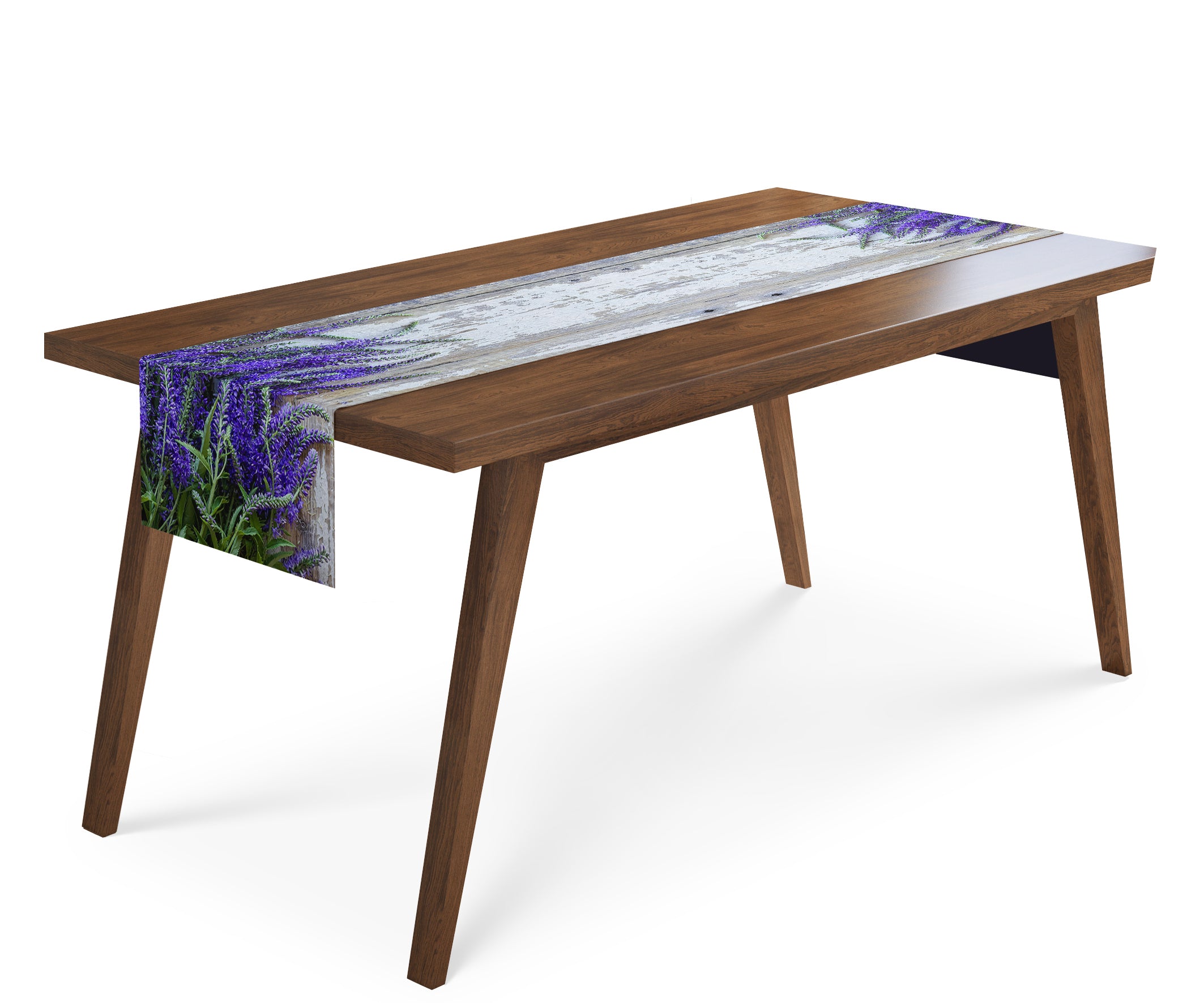 Table Runner Lavender on the wood - Wellmira