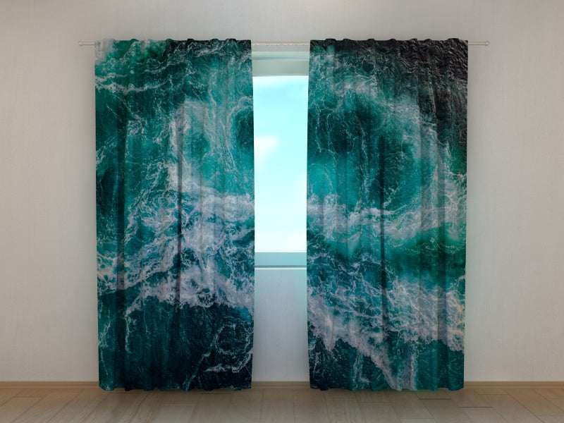 Photo Curtain The Meeting of the River and the Sea